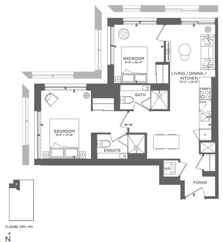 252 Church Street 3503, Toronto, On M5b 0e6