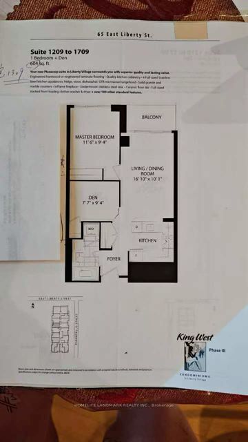 65 East Liberty Street 1309, Toronto, On M6k 3r2