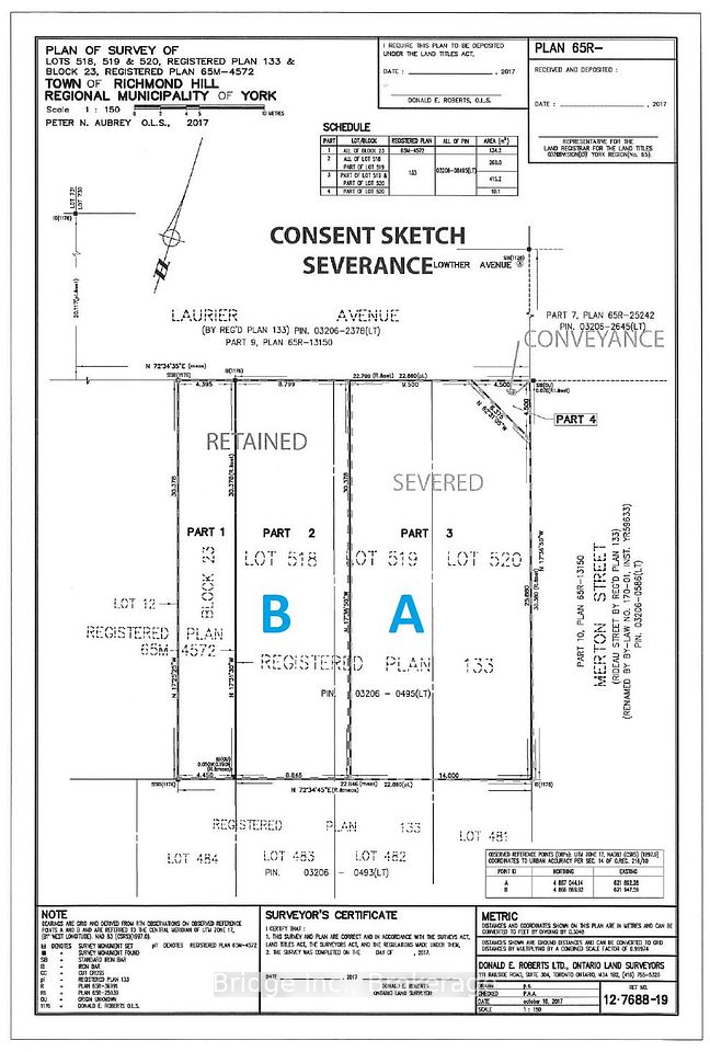 51 Laurier Avenue Lot B, Richmond Hill, On L4e 2z7