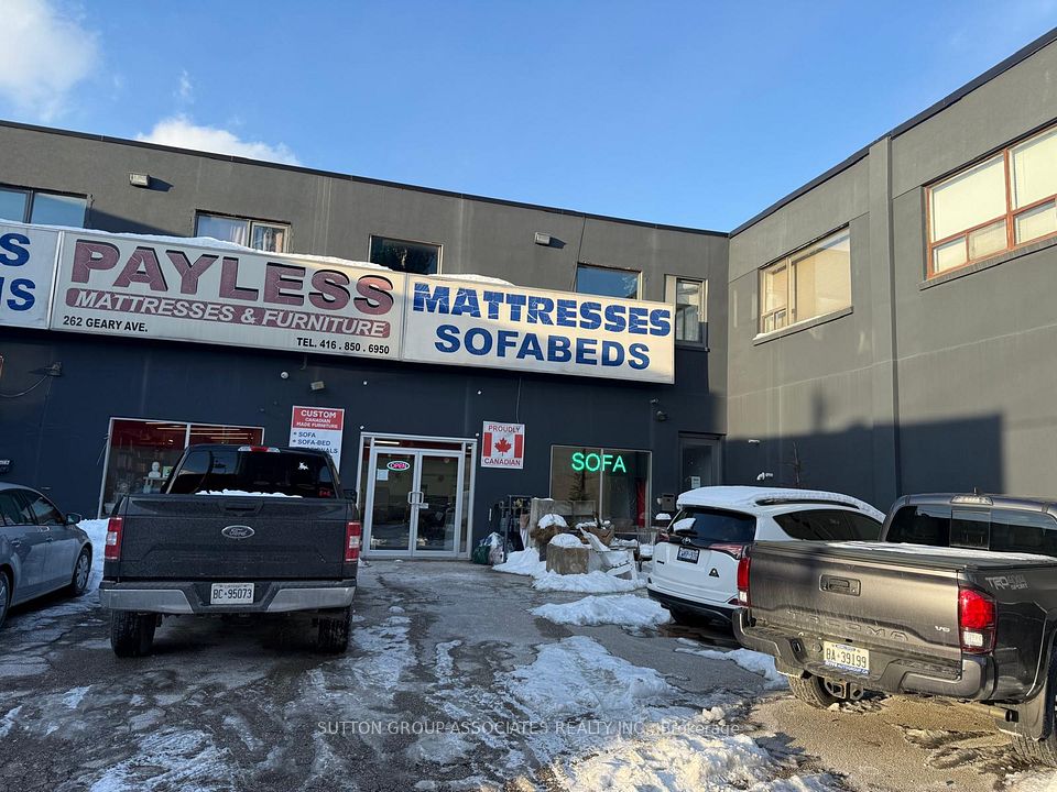 262 Geary Avenue Storefront, Toronto, On M6h 2c5