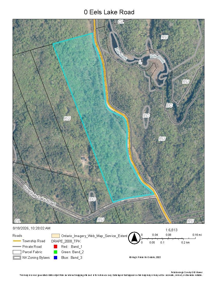 0 Eels Lake Road, North Kawartha, On K0l 1a0