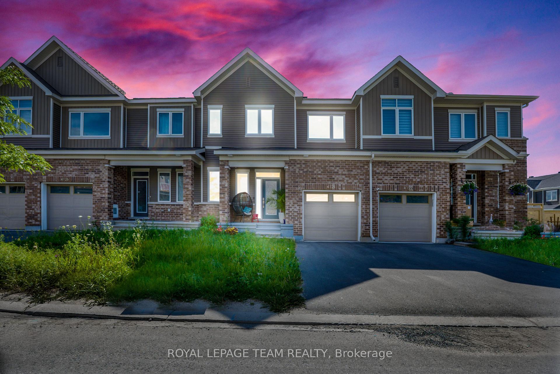4124 Obsidian Street, Barrhaven, On K2j 6x9
