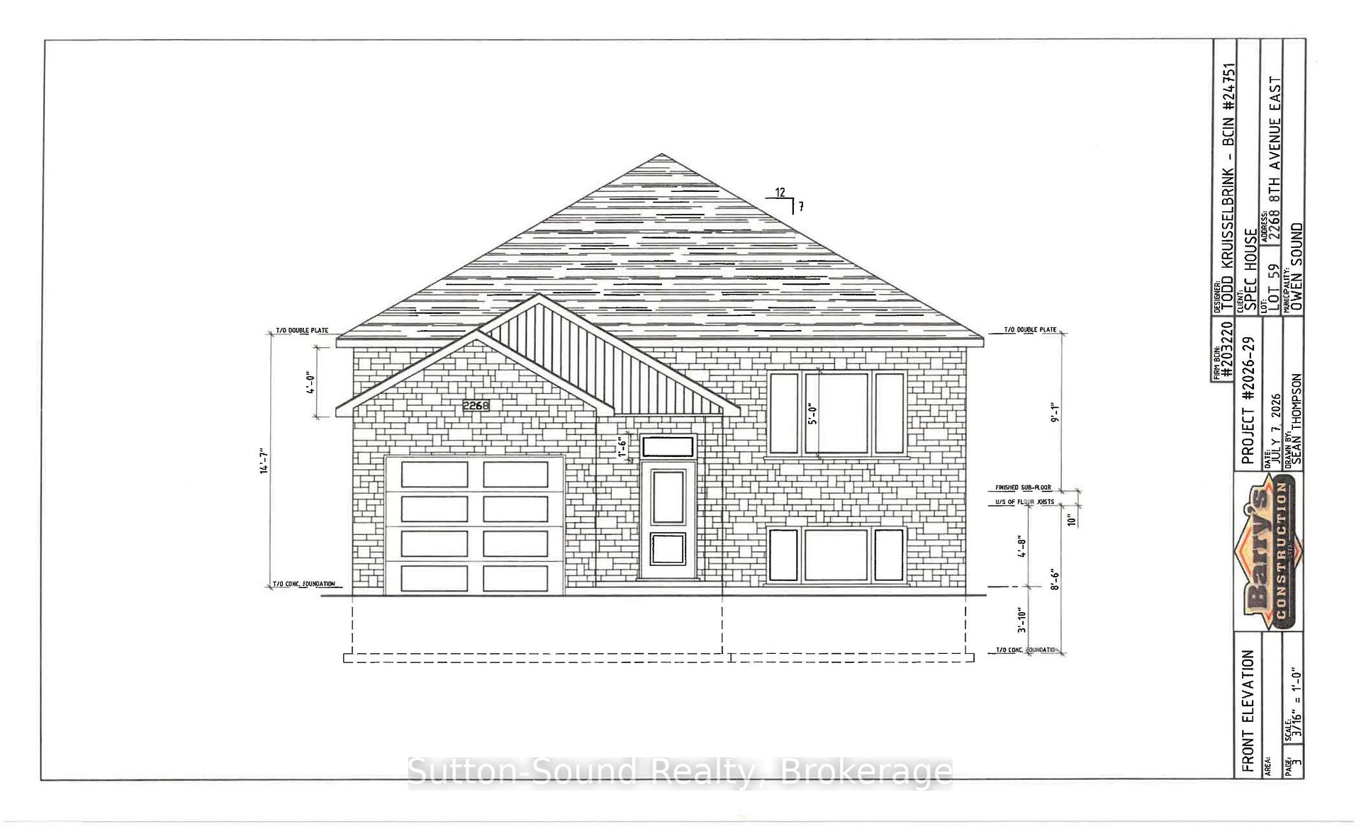 2268 8th Avenue E, Owen Sound, On N4k 6x1
